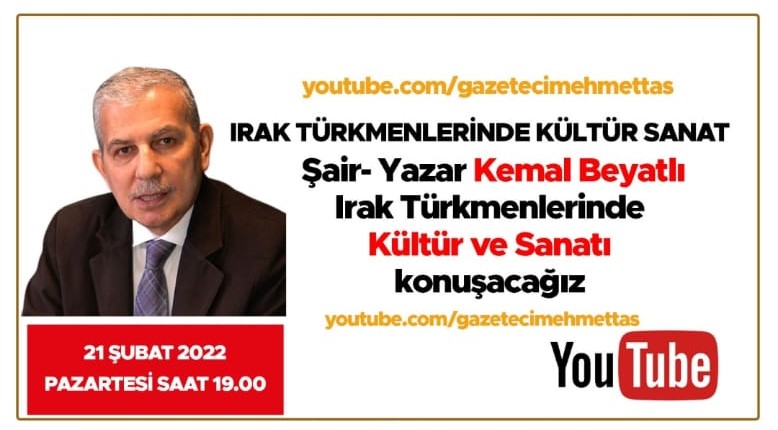 Gazeteci Mehmet Taş Şair/Yazar Kemal Beyatlı'yı konuk etti