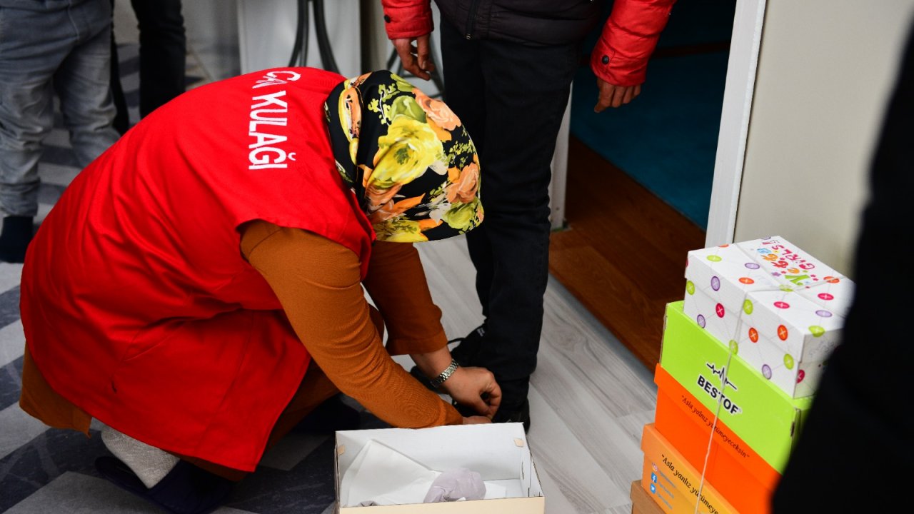 Başkan Gürbüz’e personelinden, iyiliği yay desteği