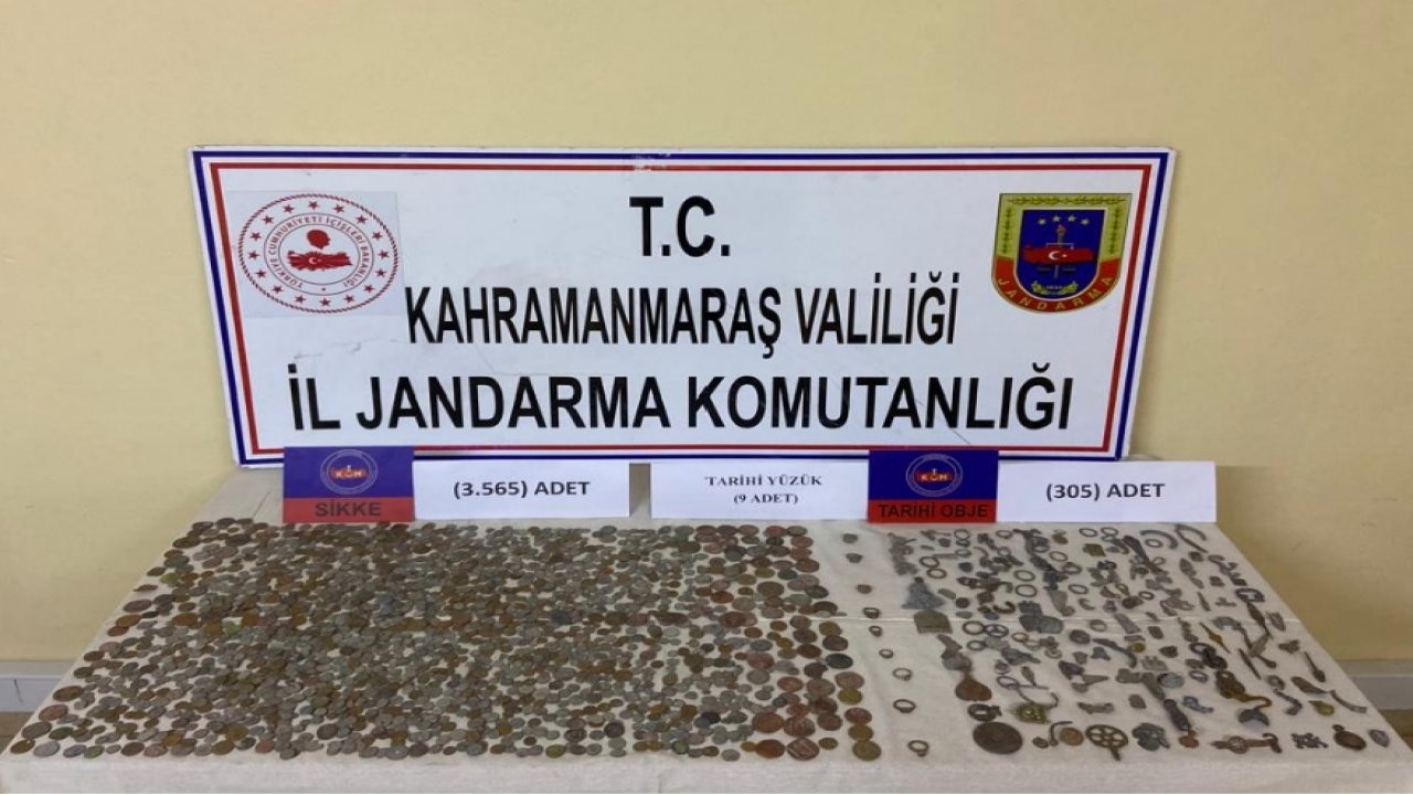 Pazarcık’ta tarihi eser operasyonu