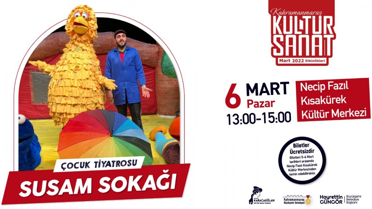 Etkinlikler ‘Susam Sokağı’ ile Başlıyor