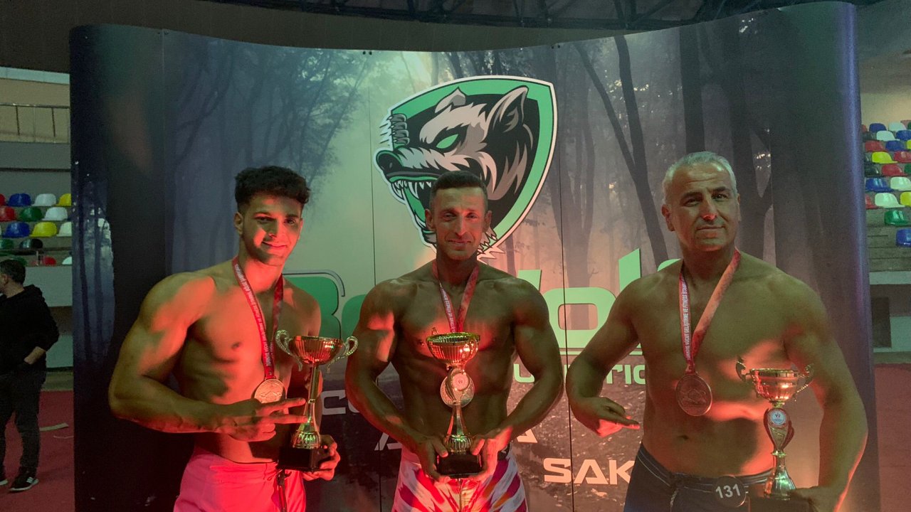 Kahramanmaraşlı iş insanı vücut geliştirme sporunda 4. oldu