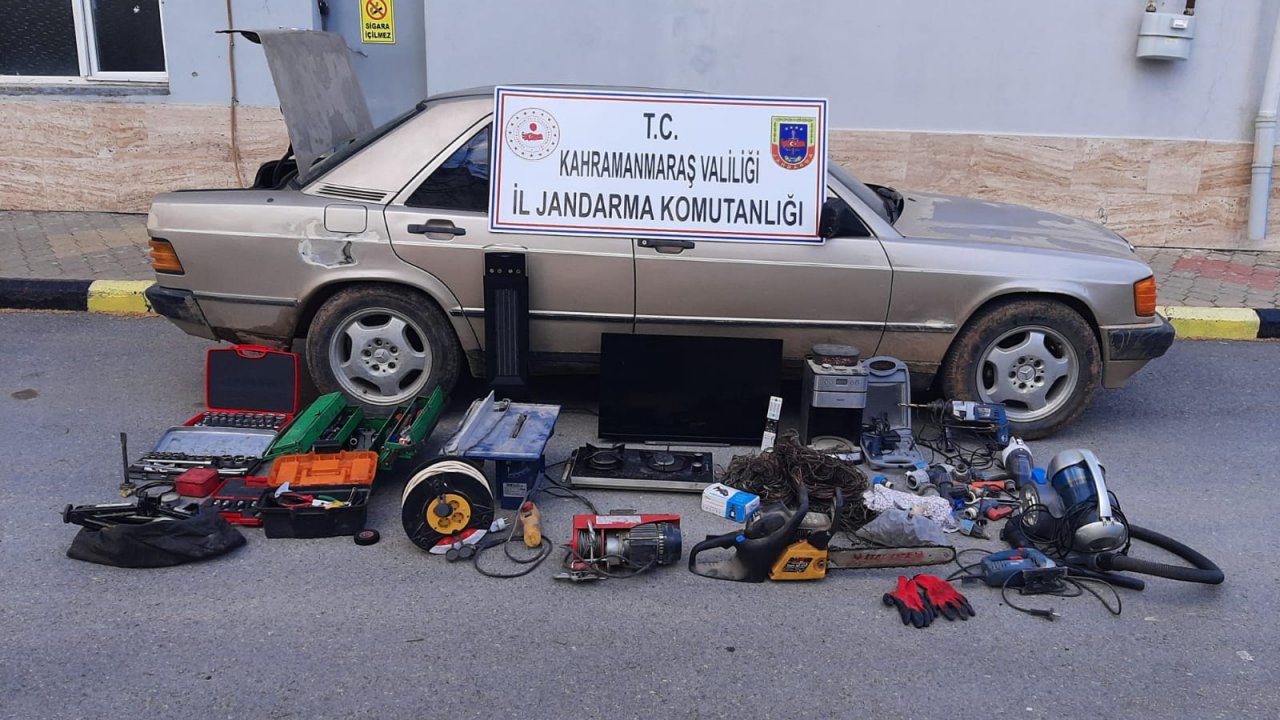 Kahramanmaraş’ta bağ evinde hırsızlık yaptı