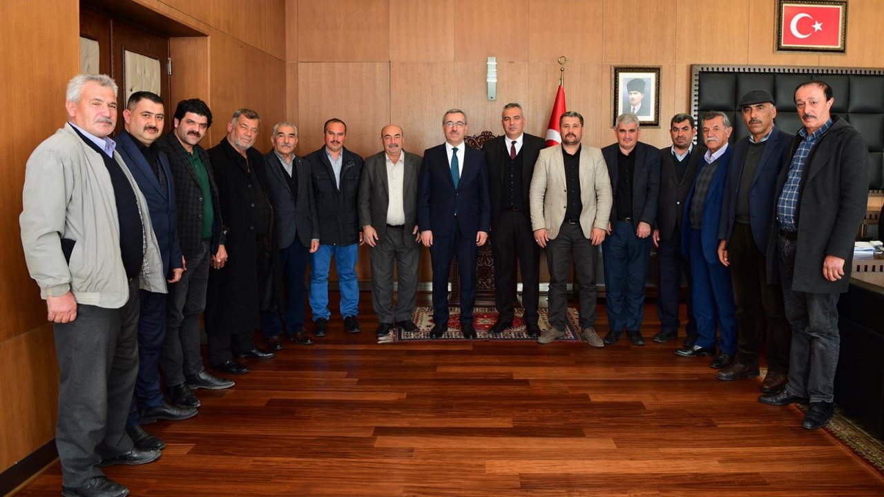 Muhtarlar Başkan Güngör’ü Ziyaret Etti