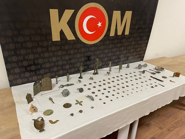 Kahramanmaraş’ta tarihi eser operasyonu