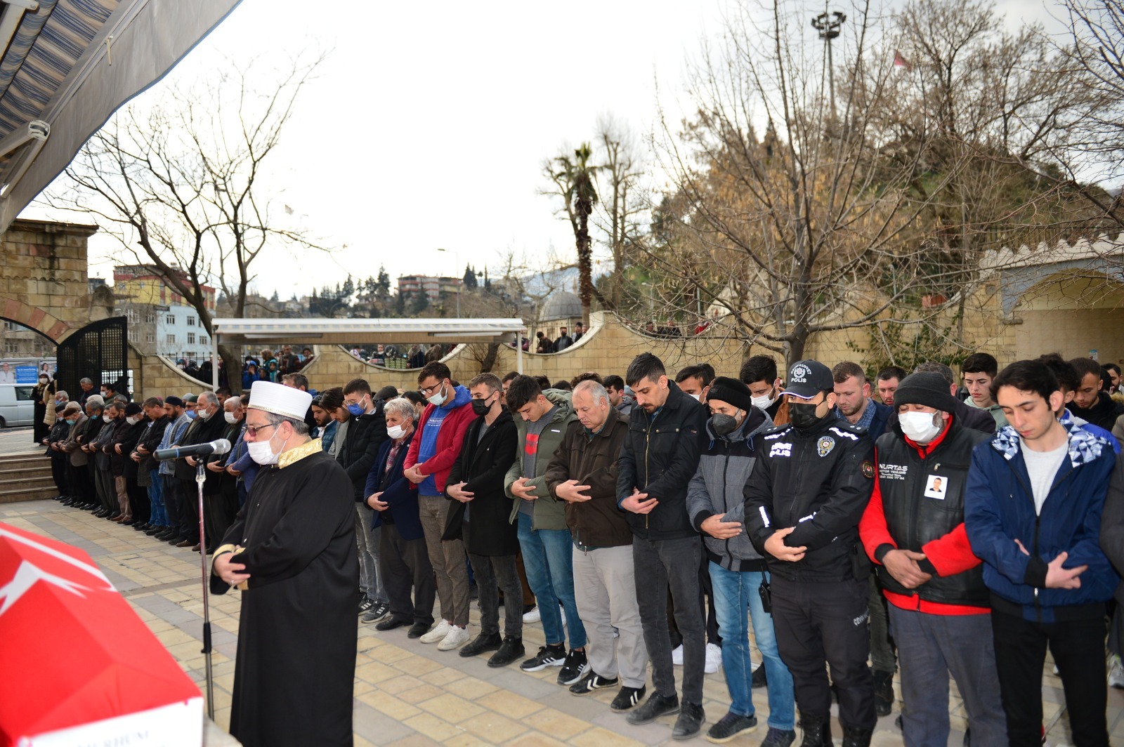 Kahramanmaraşlı polis memuru son yolculuğuna uğurlandı