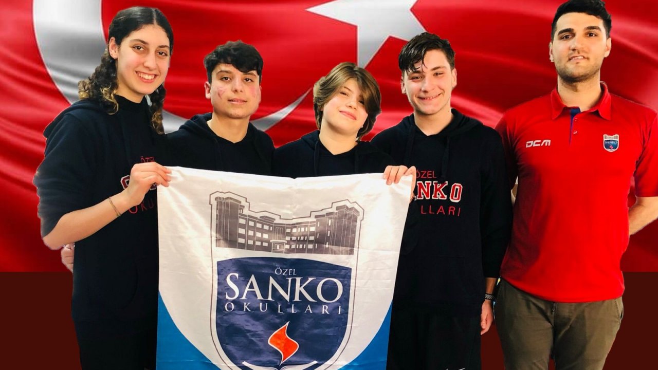Sanko Okullarının Dört Öğrencisi Yüzme Milli Takımına Seçildi 