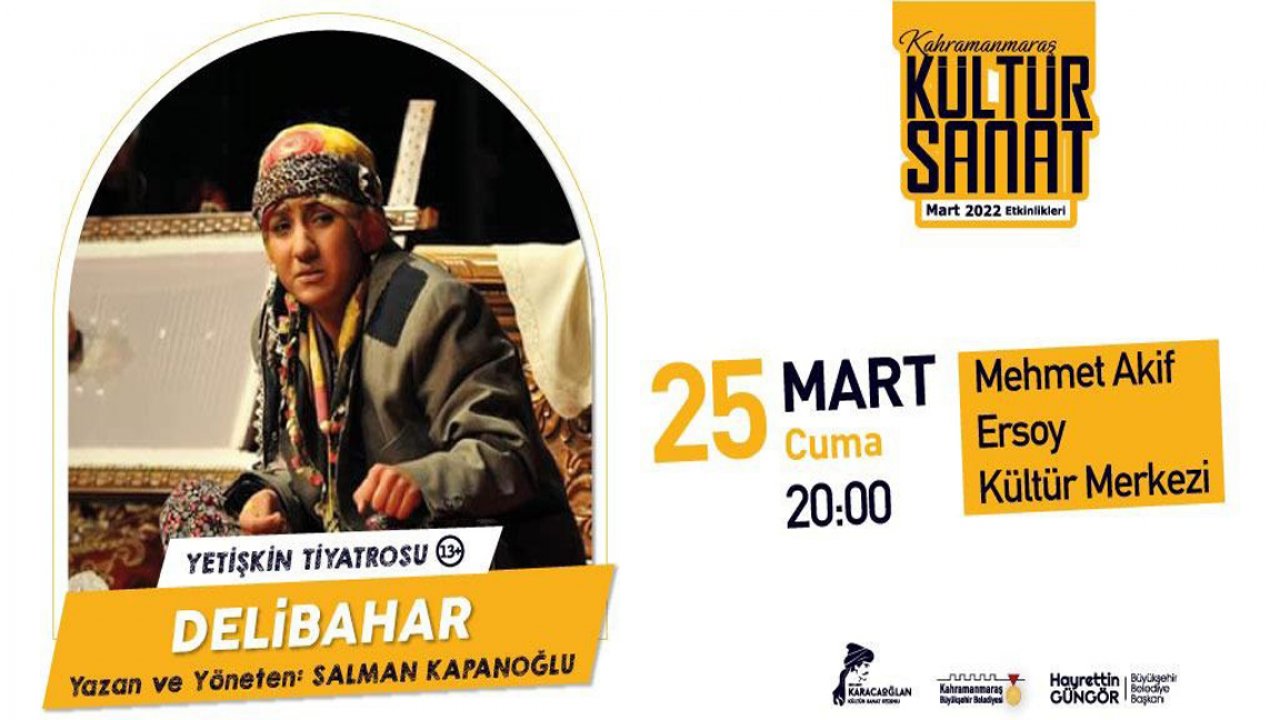 ‘Delibahar’ Tiyatroseverlerle Buluşacak