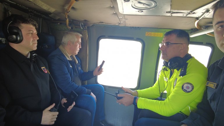 Kahramanmaraş’ta helikopter destekli trafik denetimi Yapıldı