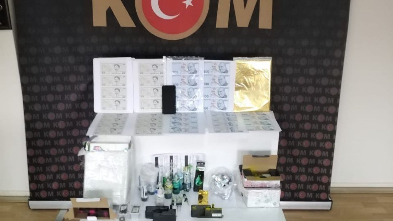 Elbistan’da sahte para operasyonu