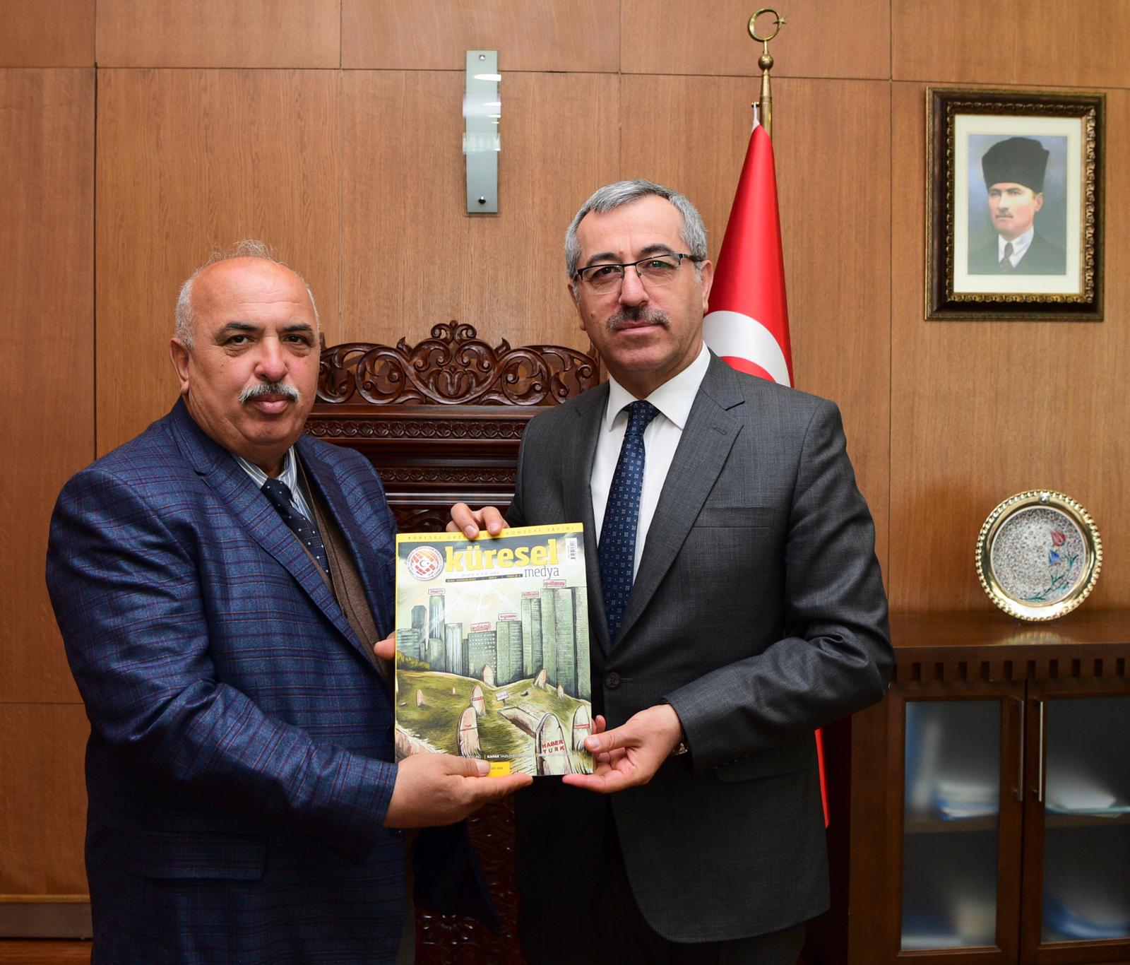 Küresel Gazeteciler Konseyi Kahramanmaraş İl Temsilciliğinden Güngör’e ziyaret