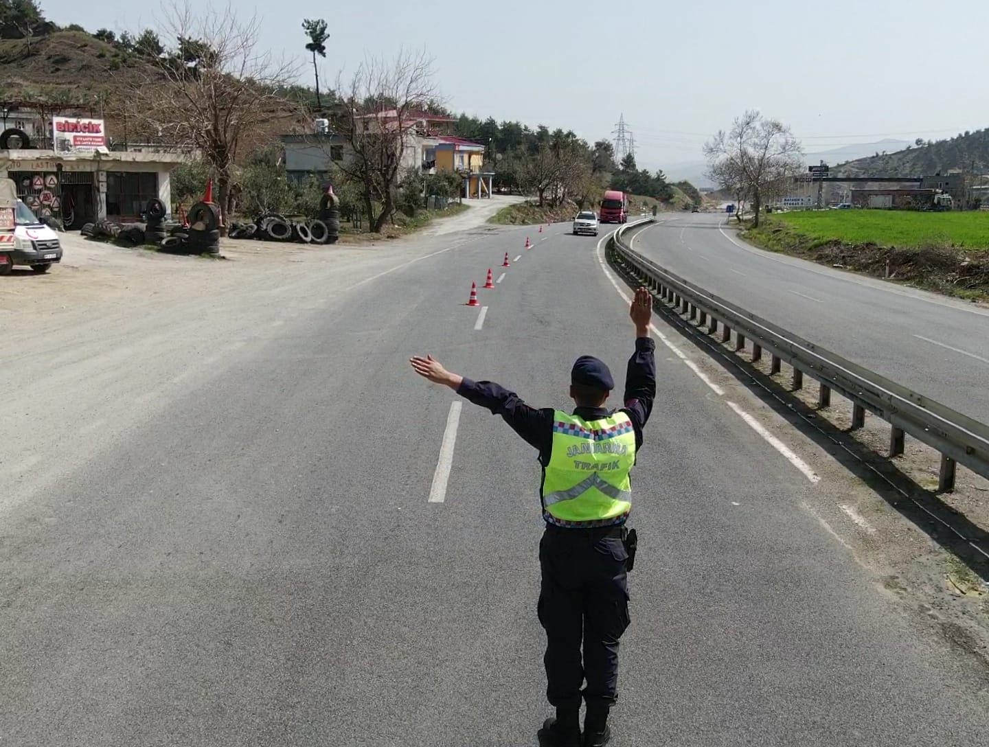 Kahramanmaraş’ta  Jandarma’dan trafik denetimi 