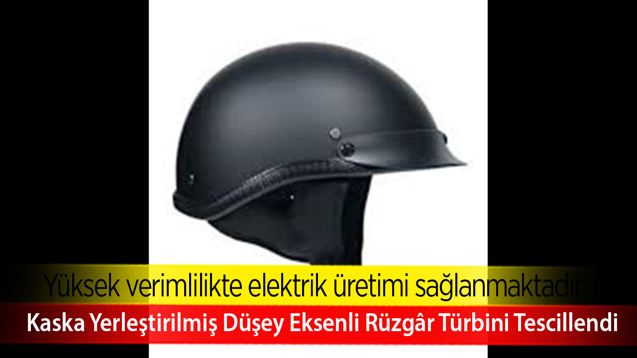 Kaska Yerleştirilmiş Düşey Eksenli Rüzgâr Türbini Tescillendi