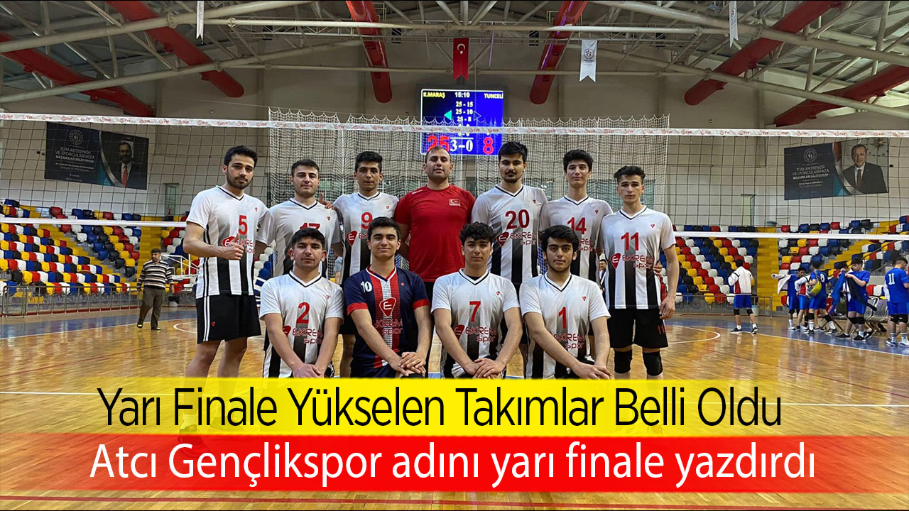 Atcı Gençlikspor adını yarı finale yazdırdı