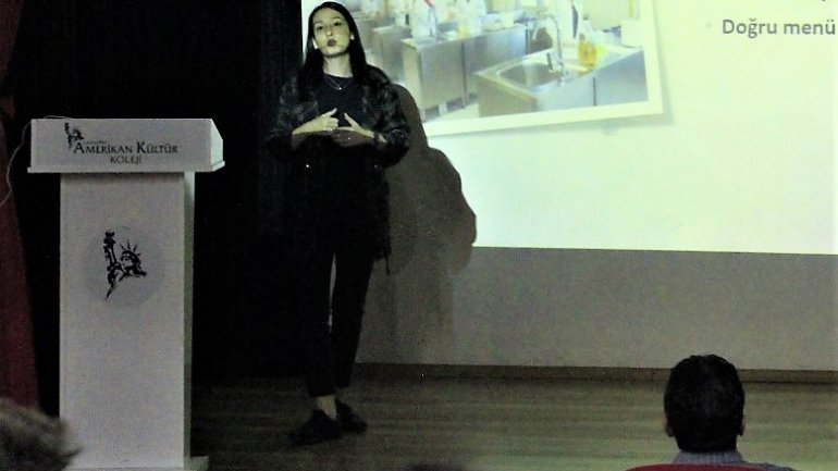 Amerikan Kültür Koleji Öğrencilerine Beslenme Eğitimi