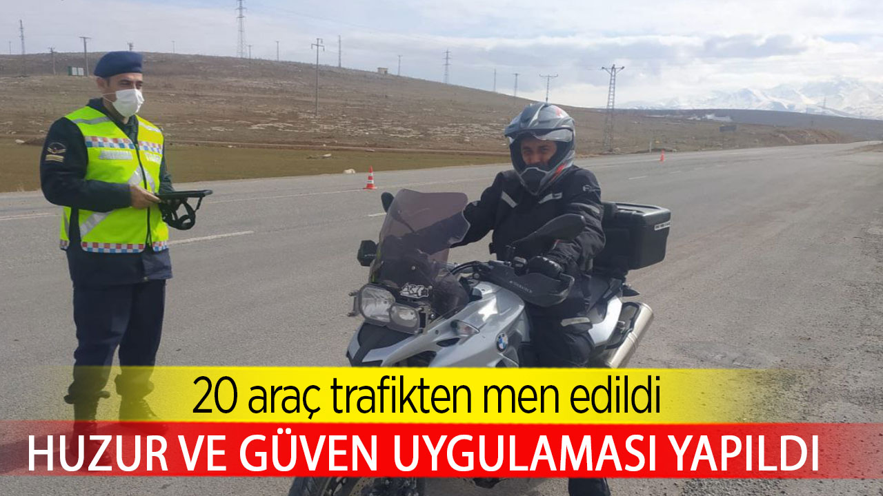 Kahramanmaraş’ta huzur ve güven uygulaması yapıldı