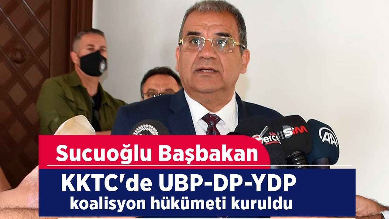 KKTC'de UBP-DP-YDP koalisyon hükümeti kuruldu