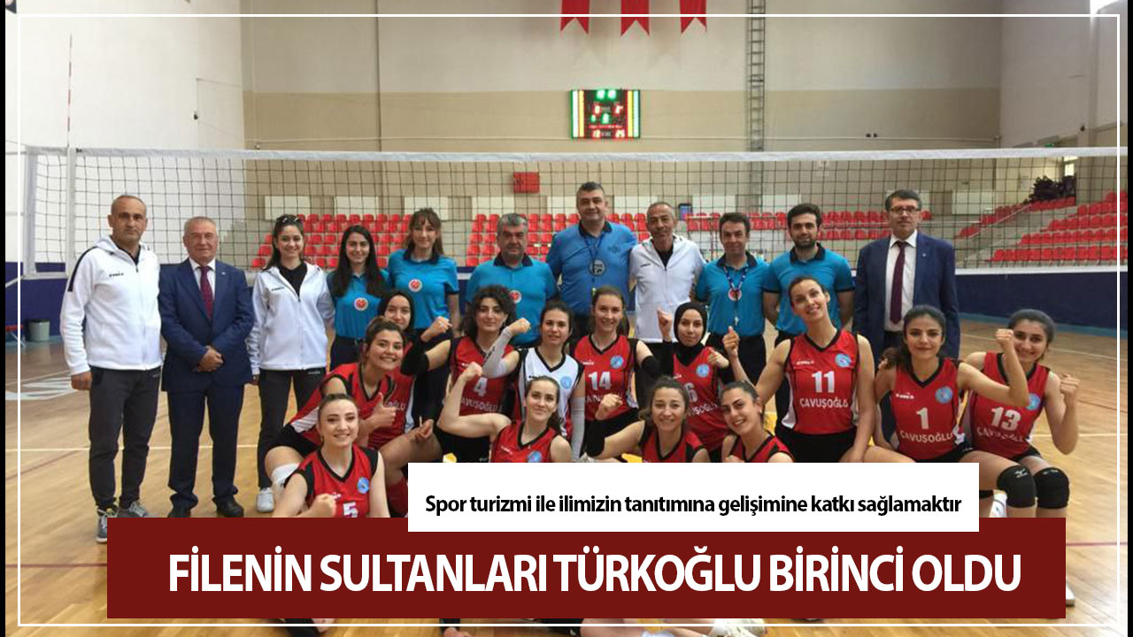Filenin sultanları Türkoğlu birinci oldu