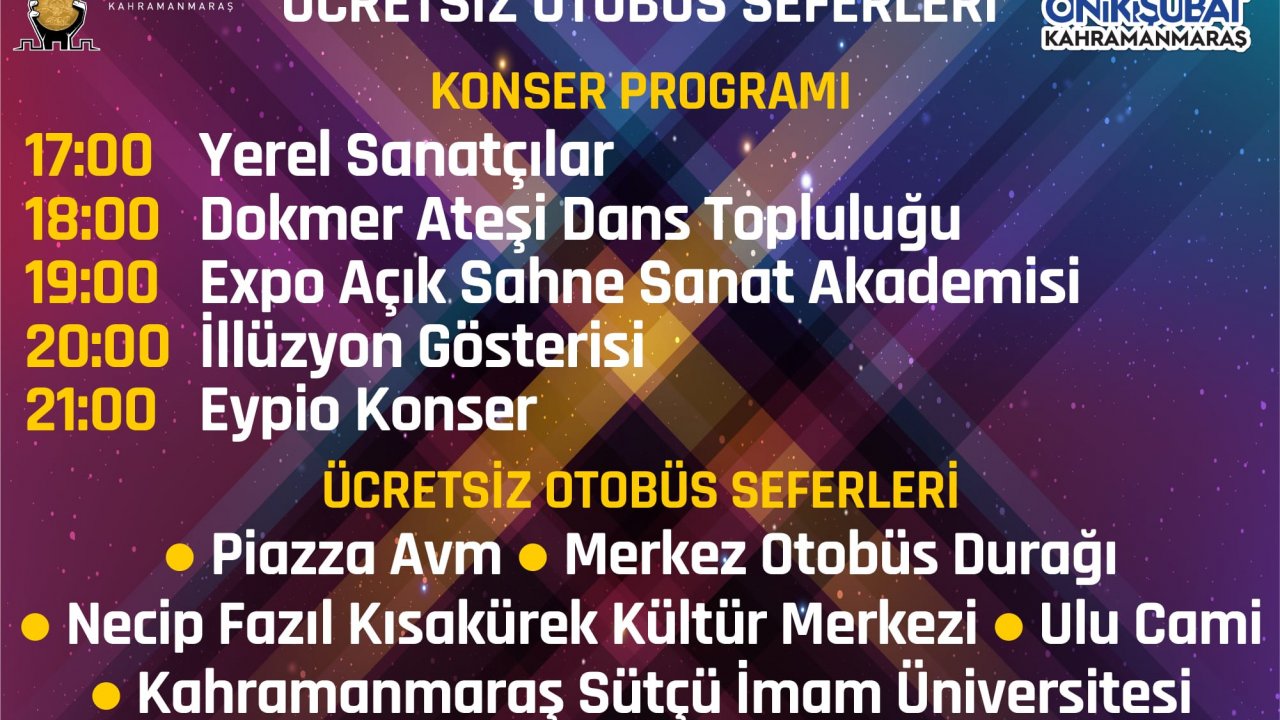 Expo Gençlik festivali 25 Mayıs’ta yapılacak