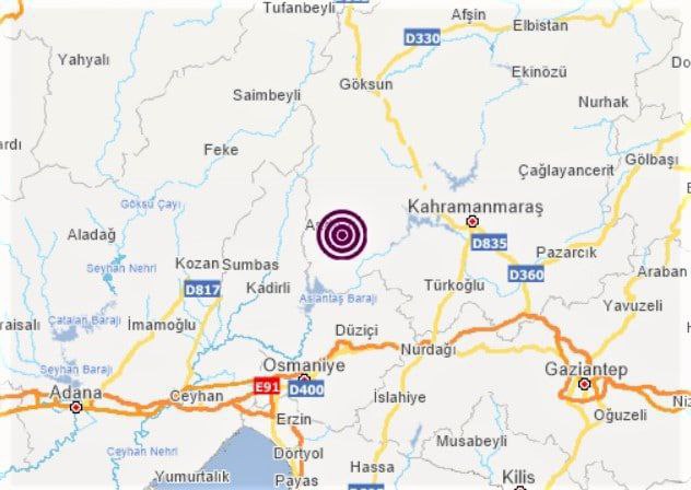 Andırın’ 2.7’lik depremle sallandı