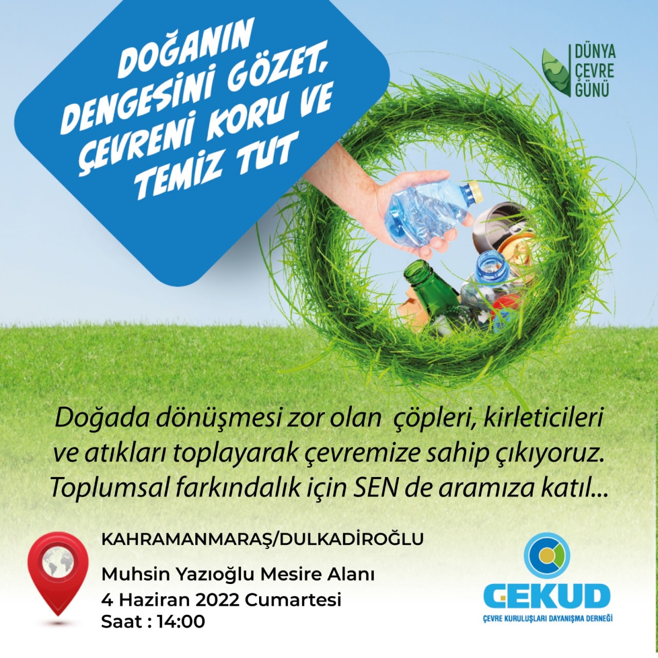 ÇEKUD’den Türkiye Geneli Çevre Temizliği Yapıyor