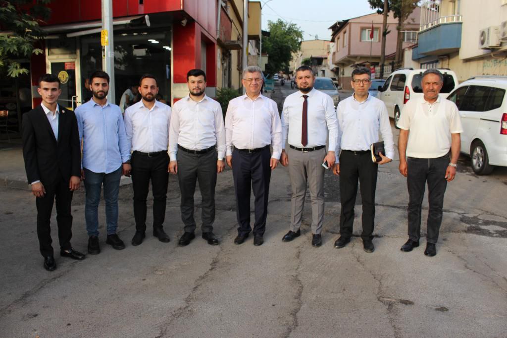 TÜMKİAD üyeleri Milletvekili Aycan ile esnafı ziyaret etti