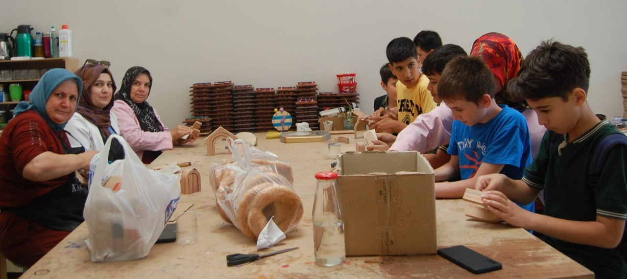 Kahramanmaraş’ta ahşap oyuncaklar can buldu