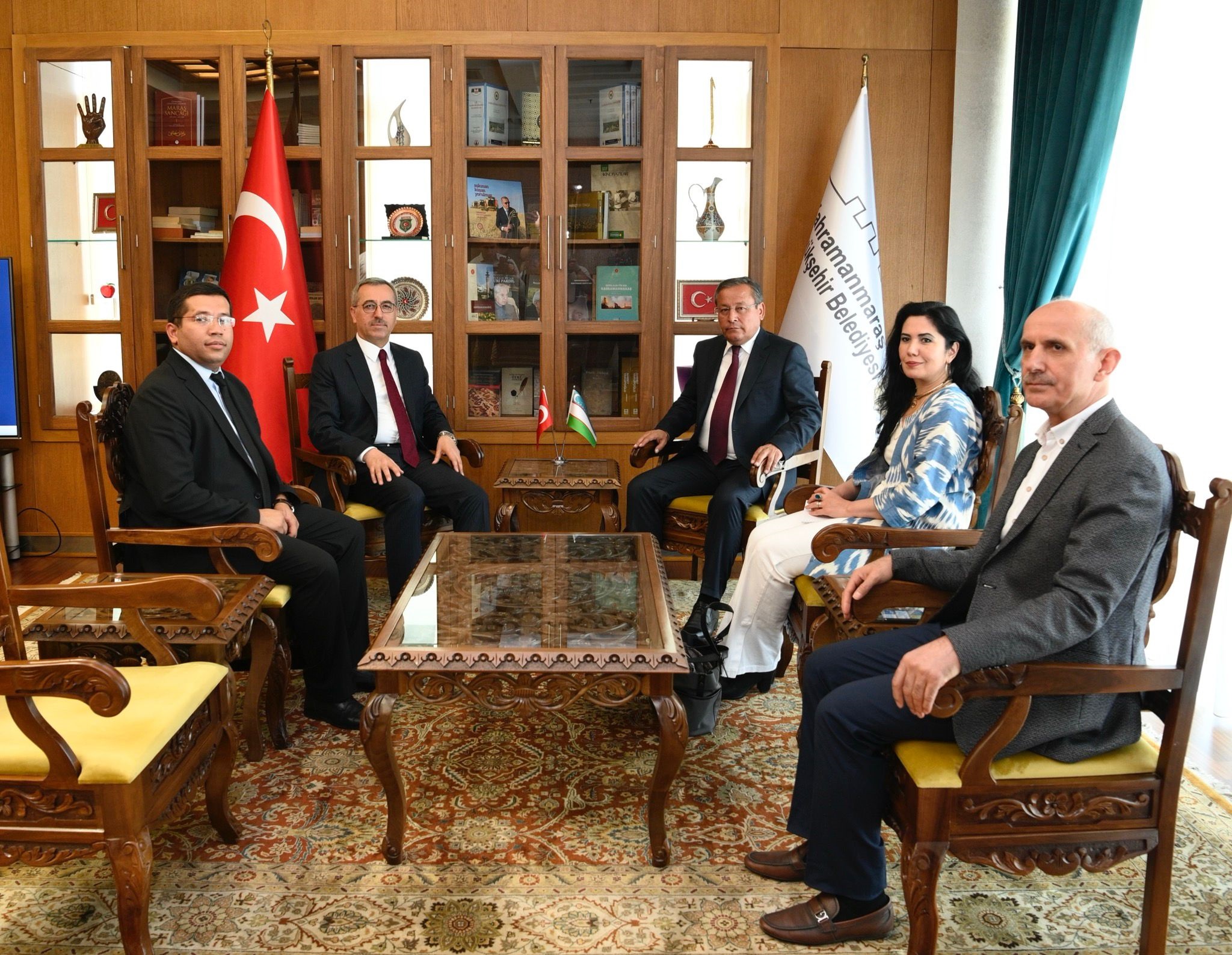 Başkan Güngör Özbekistan Heyetini Ağırladı