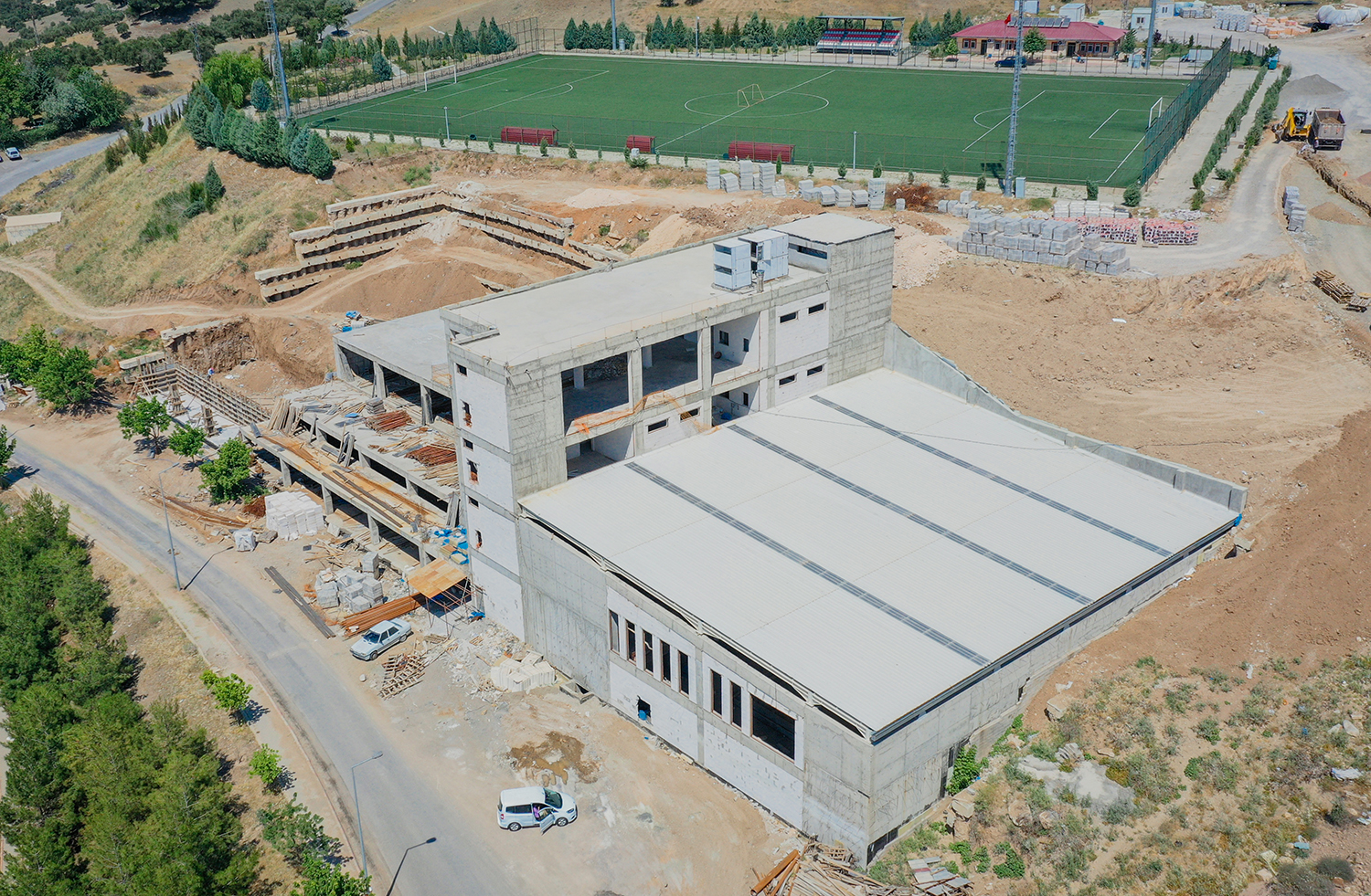 Doğukent Yüzme Havuzu İnşaat Çalışmaları Hız Kazandı