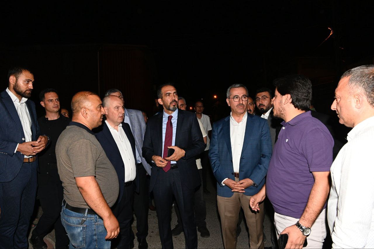 Başkan Güngör yangınla ilgili açıklama yaptı