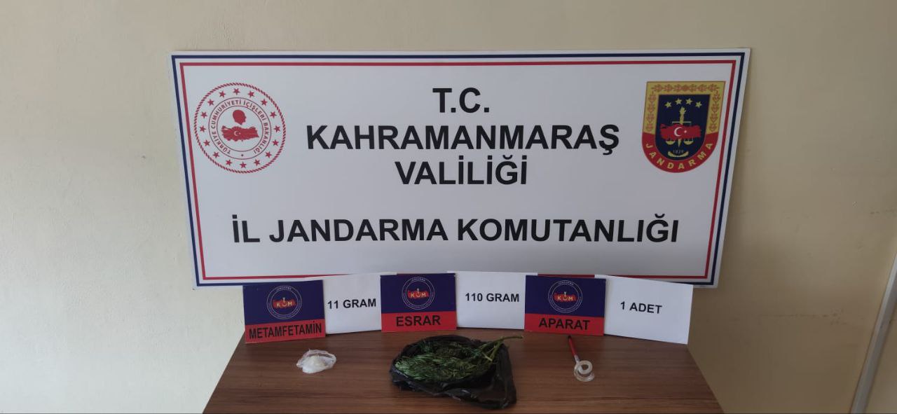 Kahramanmaraş’ta uyuşturucu operasyonu