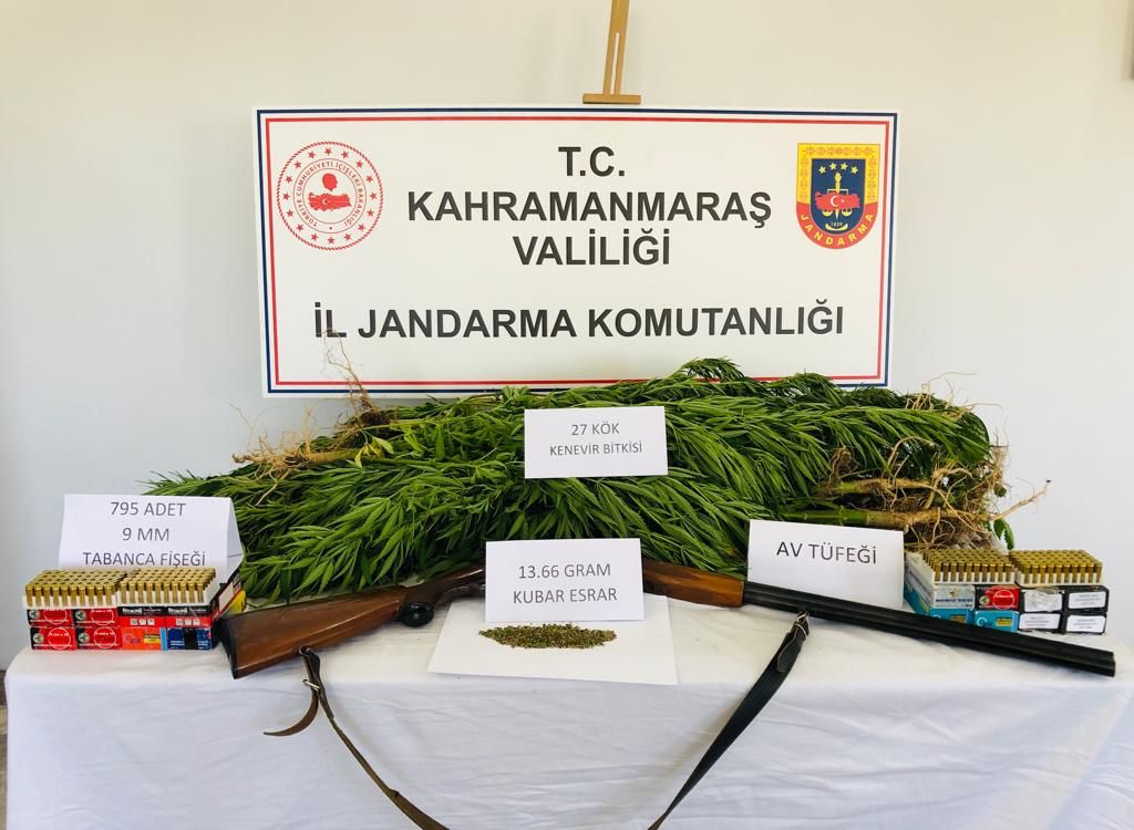 Afşin’de uyuşturucu operasyonu düzenlendi