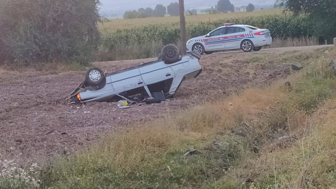 Elbistan’da otomobil takla attı! 2’si çocuk 5 yaralı