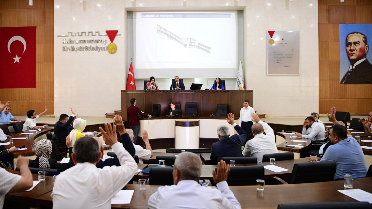 Kahramanmaraş’ta belediye meclisi toplandı!