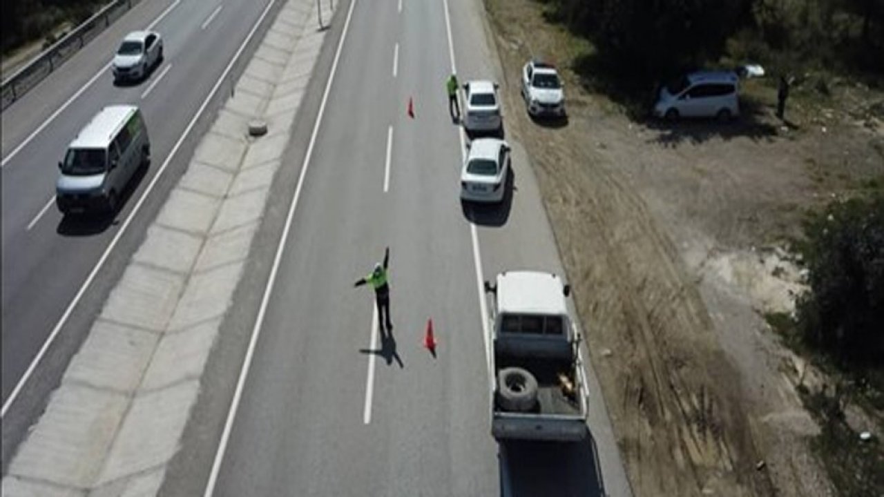 Kahramanmaraş'ta dron destekli trafik denetimi!