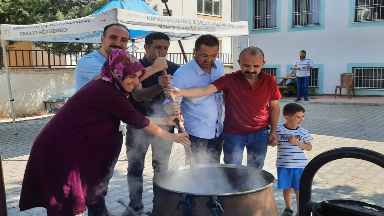 Pazarcık’ta Sağlık Müdürlüğü’nden aşure etkinliği!