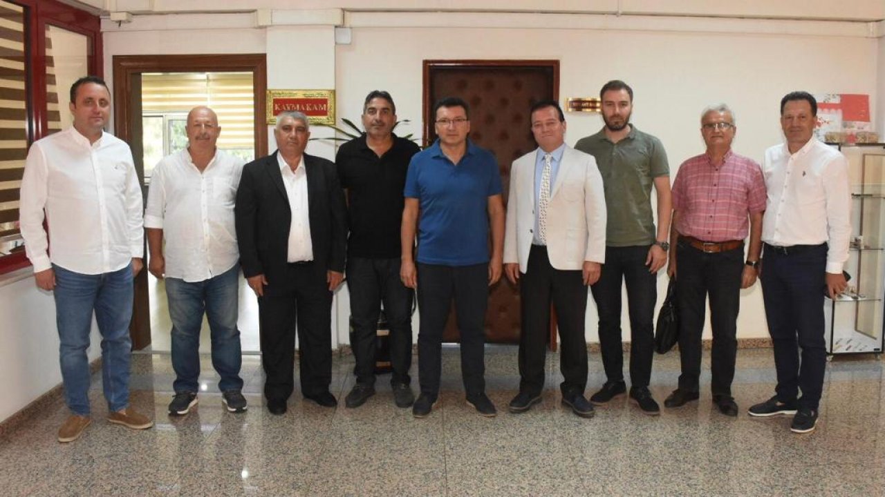 Kahramanmaraşlı dernek Temsilcileri’nden Kaymakam Şahin’e veda ziyareti!