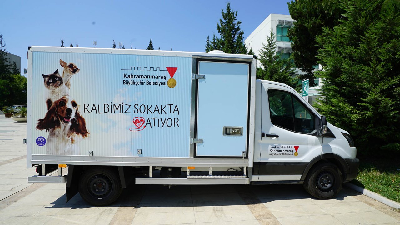 Kahramanmaraş’ta sokak hayvanları için yeni araç!
