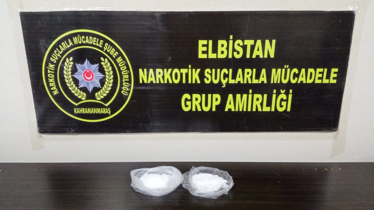Elbistan’da uyuşturucu operasyonu!