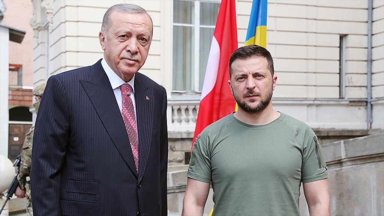 Cumhurbaşkanı Erdoğan, Zelenskiy ile bir araya geldi!