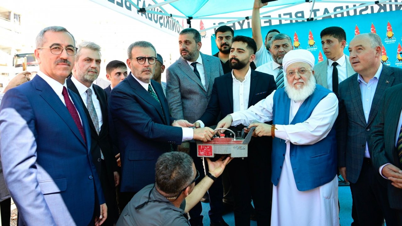 Kahramanmaraş’ta cami temeli atıldı!