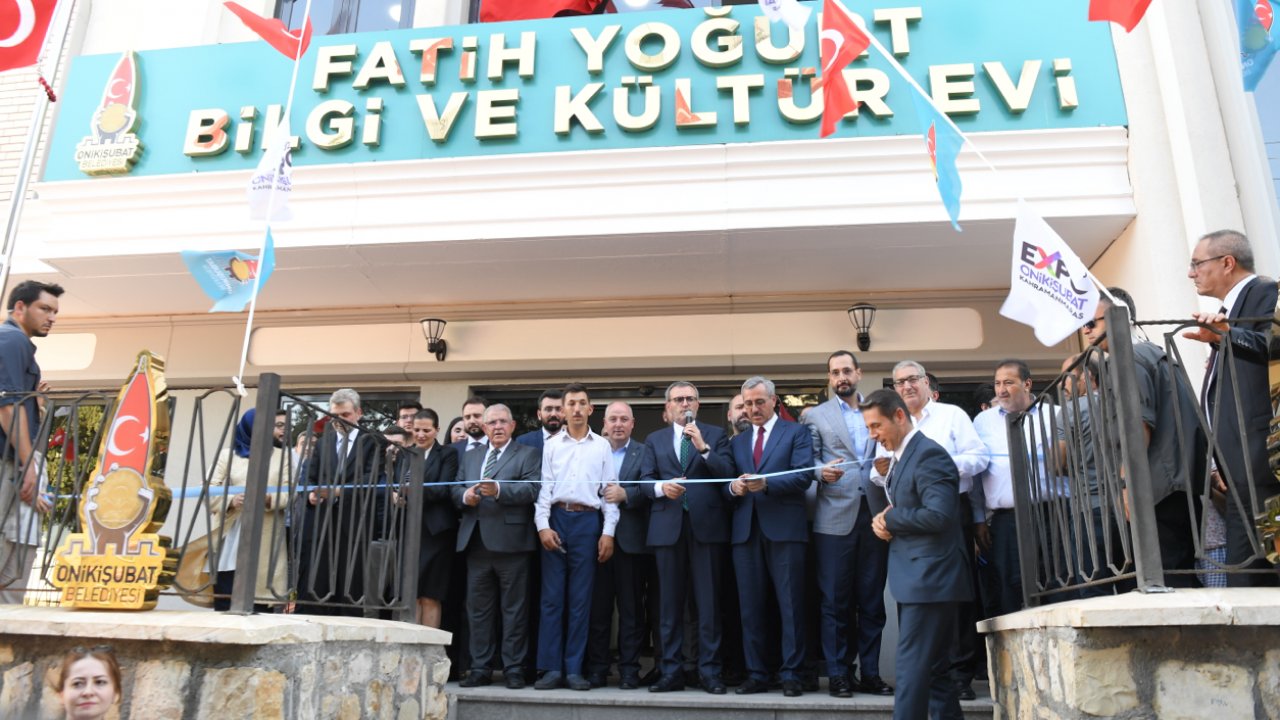 Kahramanmaraş’ta ‘Fatih Yoğurt Bilgi ve Kültür Evi’ hizmete açıldı!