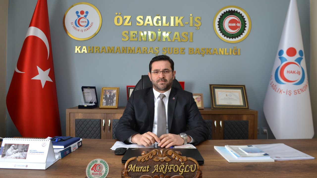 Kahramanmaraş’ta, Öz Sağlık İş Sendikası Banka Promosyon Ücretlerinin Güncellenmesini İstiyor