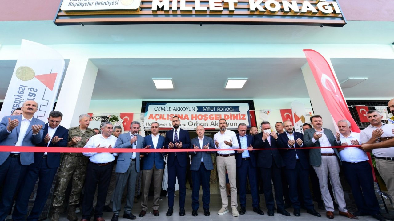 Kahramanmaraş’ta millet konağı hizmete girdi!