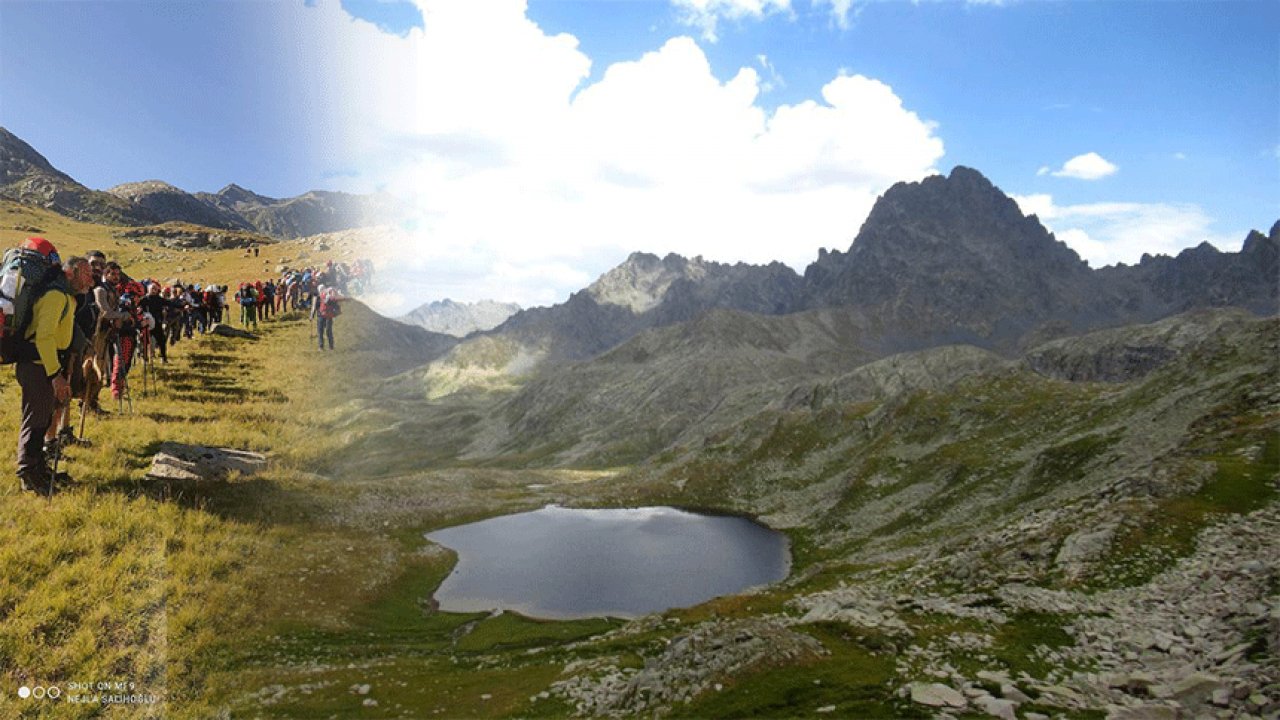 Kahramanmaraşlı dağcılar Rize’de zirve yaptı!