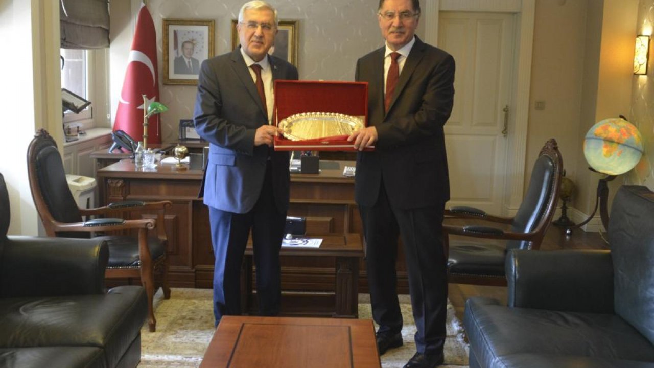 KSÜ RektörÜ Can, Kamu Başdenetçisi Şeref Malkoç’u Ziyaret Etti!