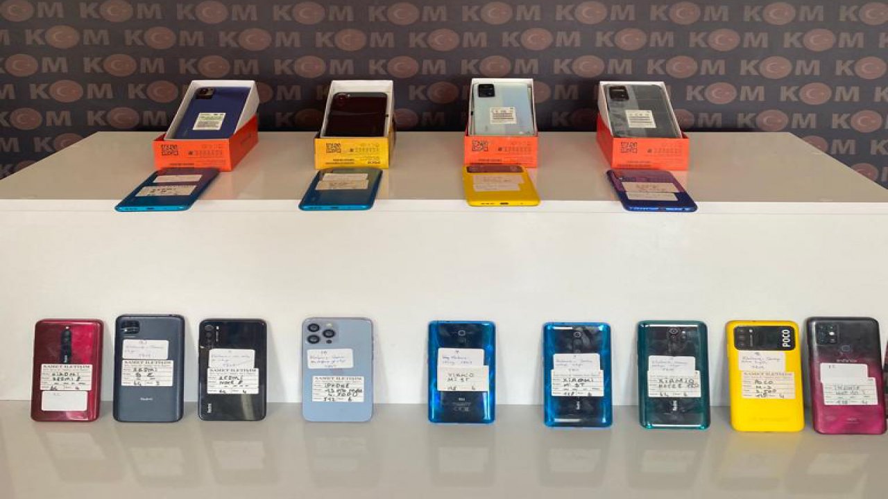 Elbistan’da kaçak telefon operasyonu!