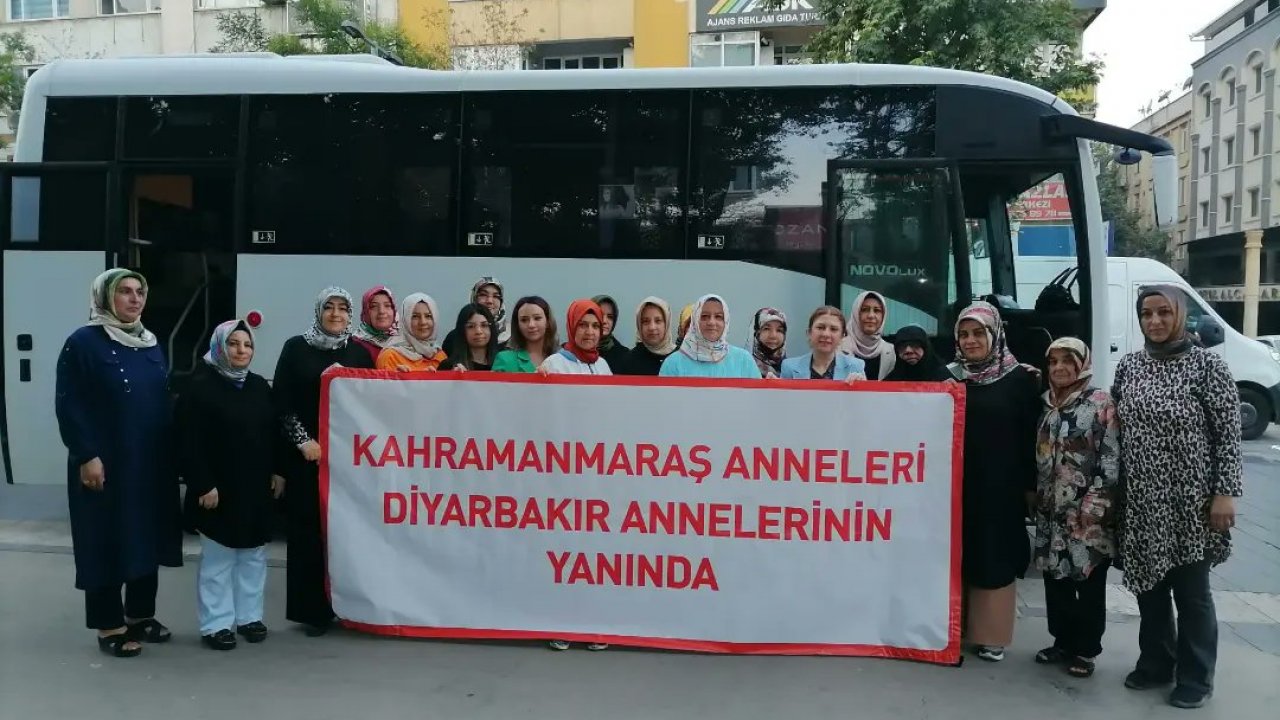 Kahramanmaraşlı annelerden, Diyarbakır annelerine destek!