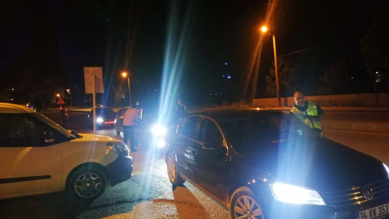 Elbistan’da polis hatalı sürücüleri affetmedi!