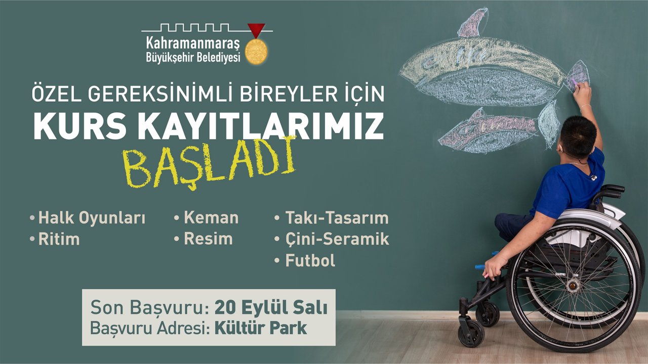 Kahramanmaraş’ta, ‘Özel’ Kurslara Kayıtlar Başladı!