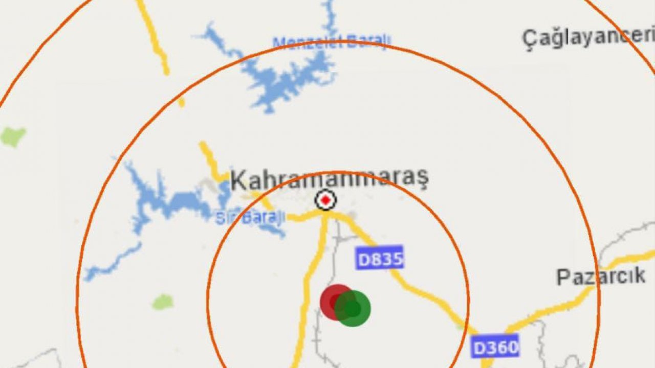 Kahramanmaraş’ta deprem! 